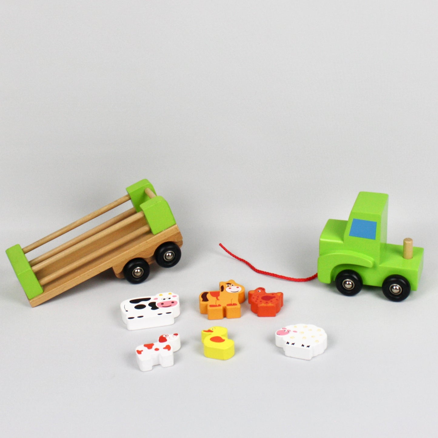 Wooden Farmyard Lorry & Animals
