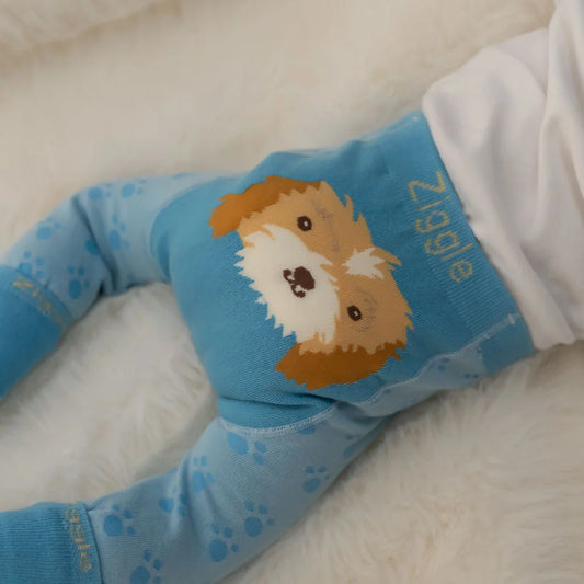 Knitted Puppy Leggings & Socks Set