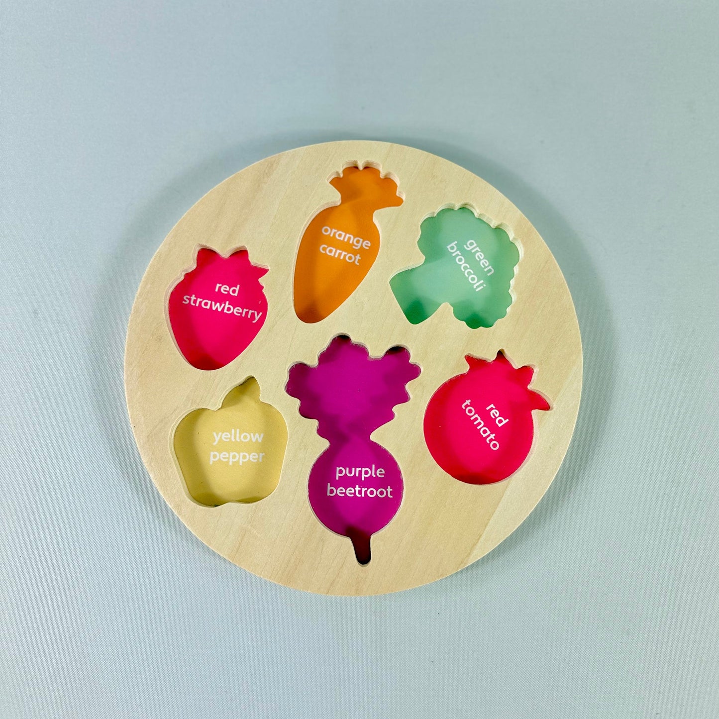 Happy Veggies Wooden Puzzle