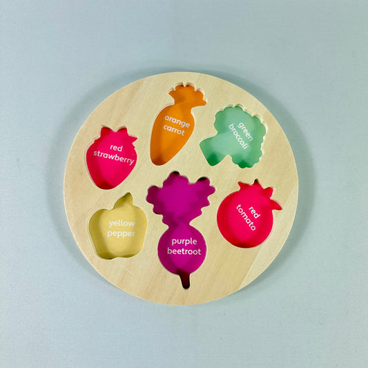 Happy Veggies Wooden Puzzle