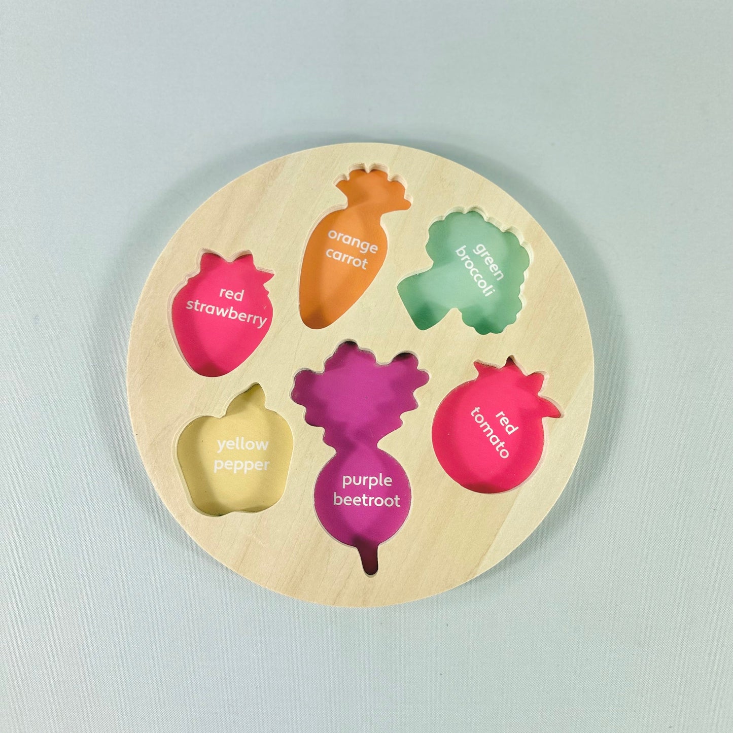 Happy Veggies Wooden Puzzle
