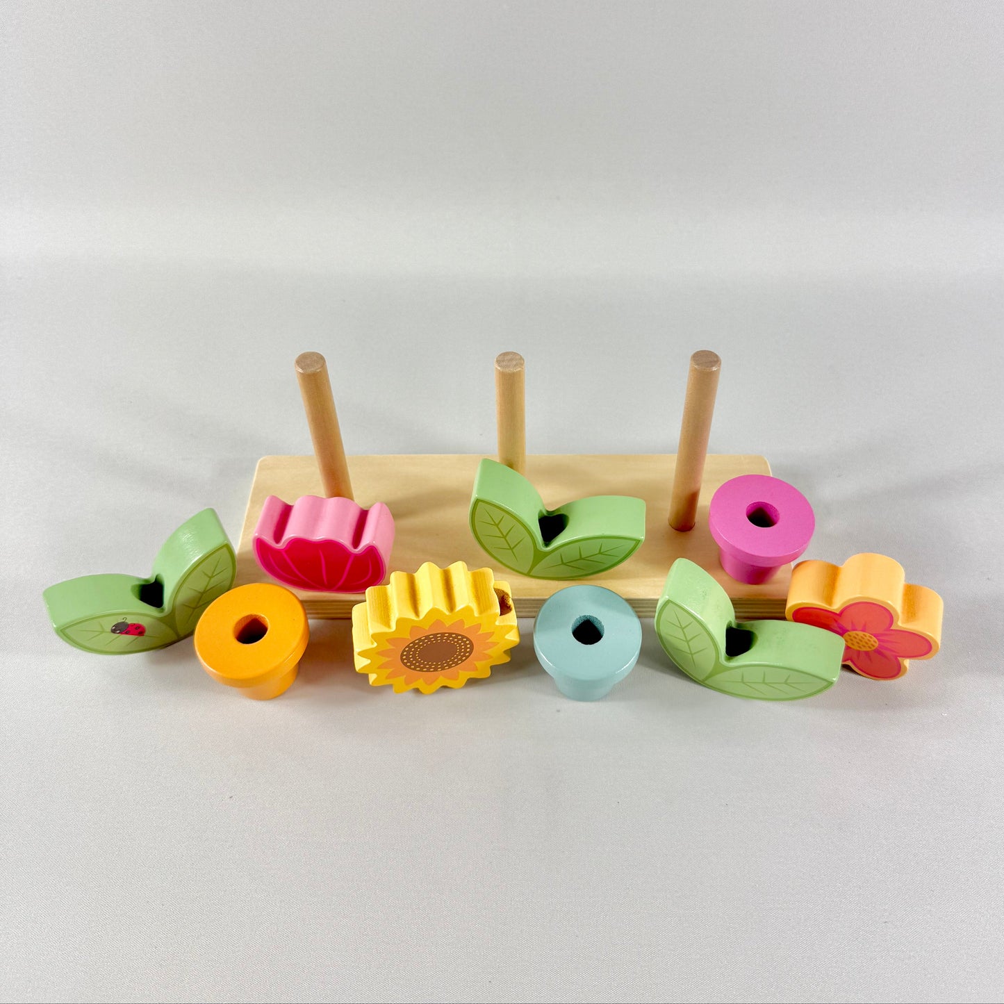 Wooden Stacking Flower Pots