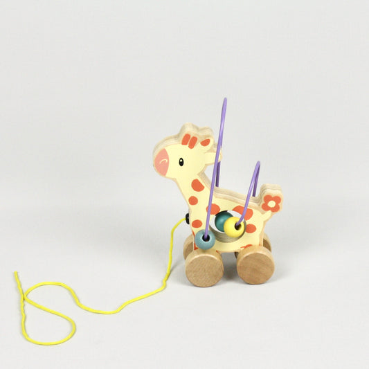 Giraffe Pull Along Coaster