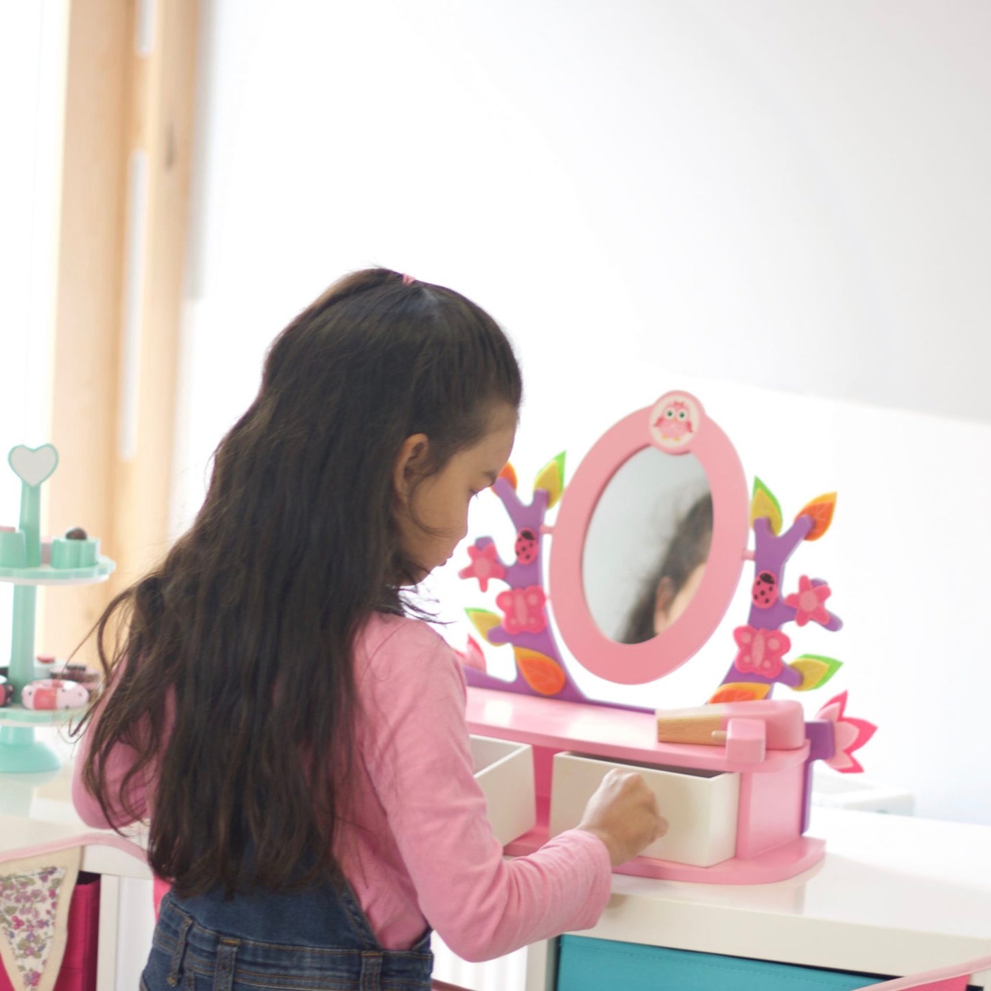 Vanity Mirror with Drawers Kit