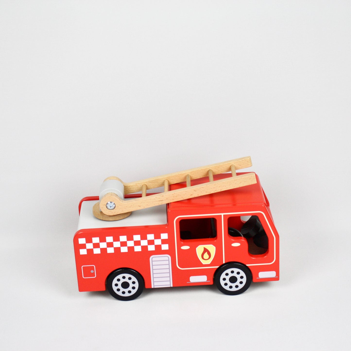 Wooden Fire Engine Set