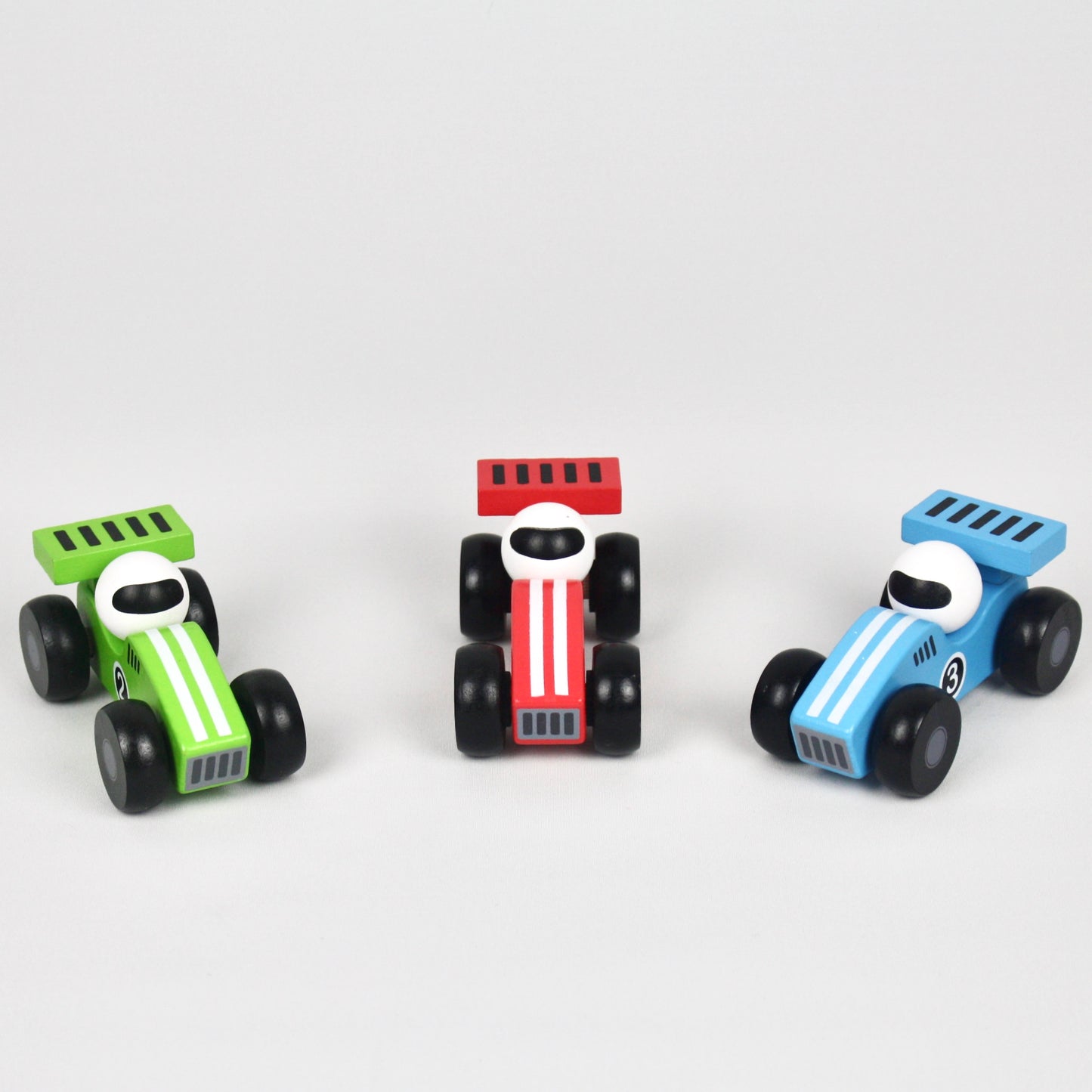 Wooden Racing Car Set