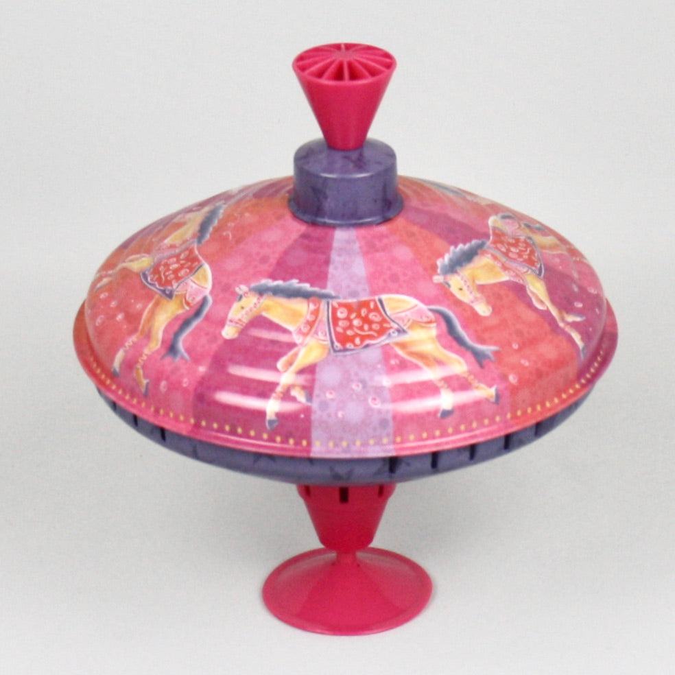 Pink and Purple Spinning Humming Top