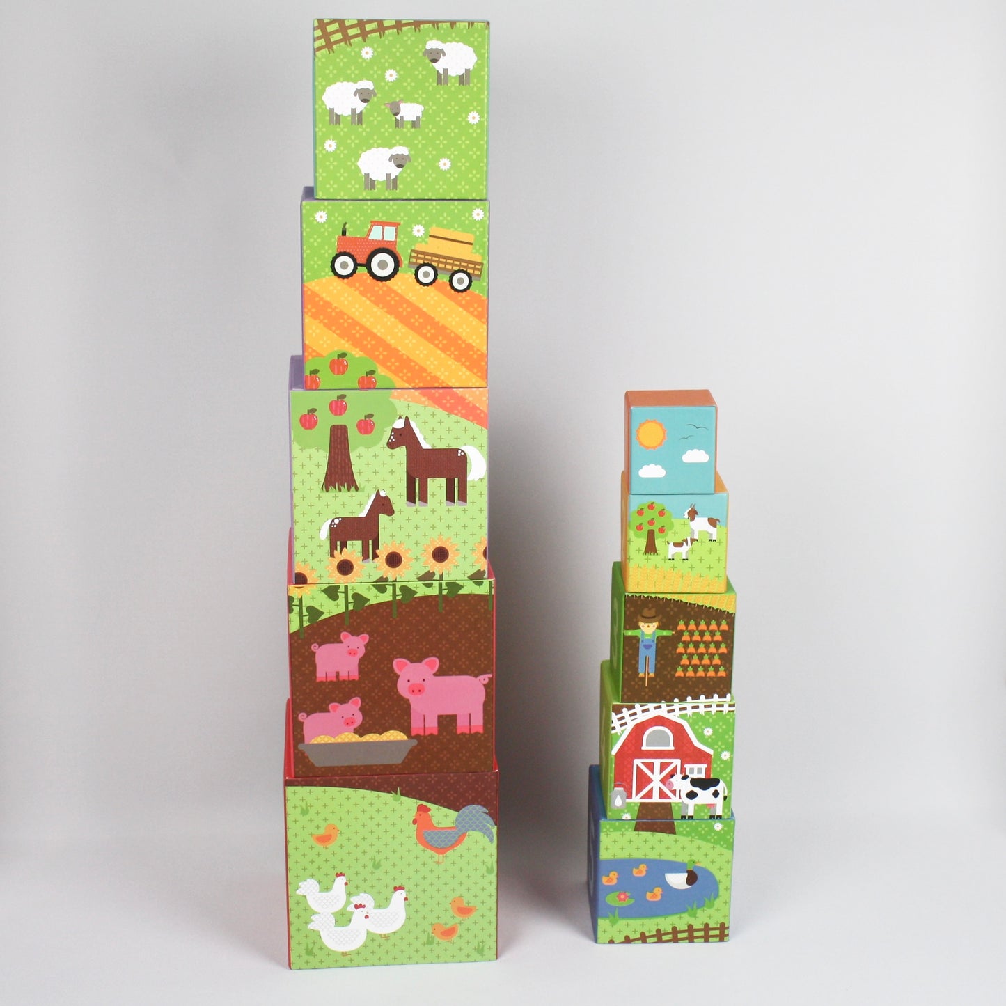 Farmyard Stacking Cubes