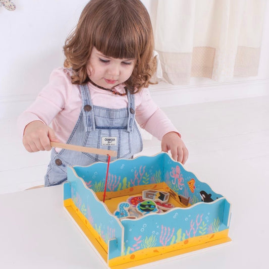 Wooden Magnetic Fishing Game