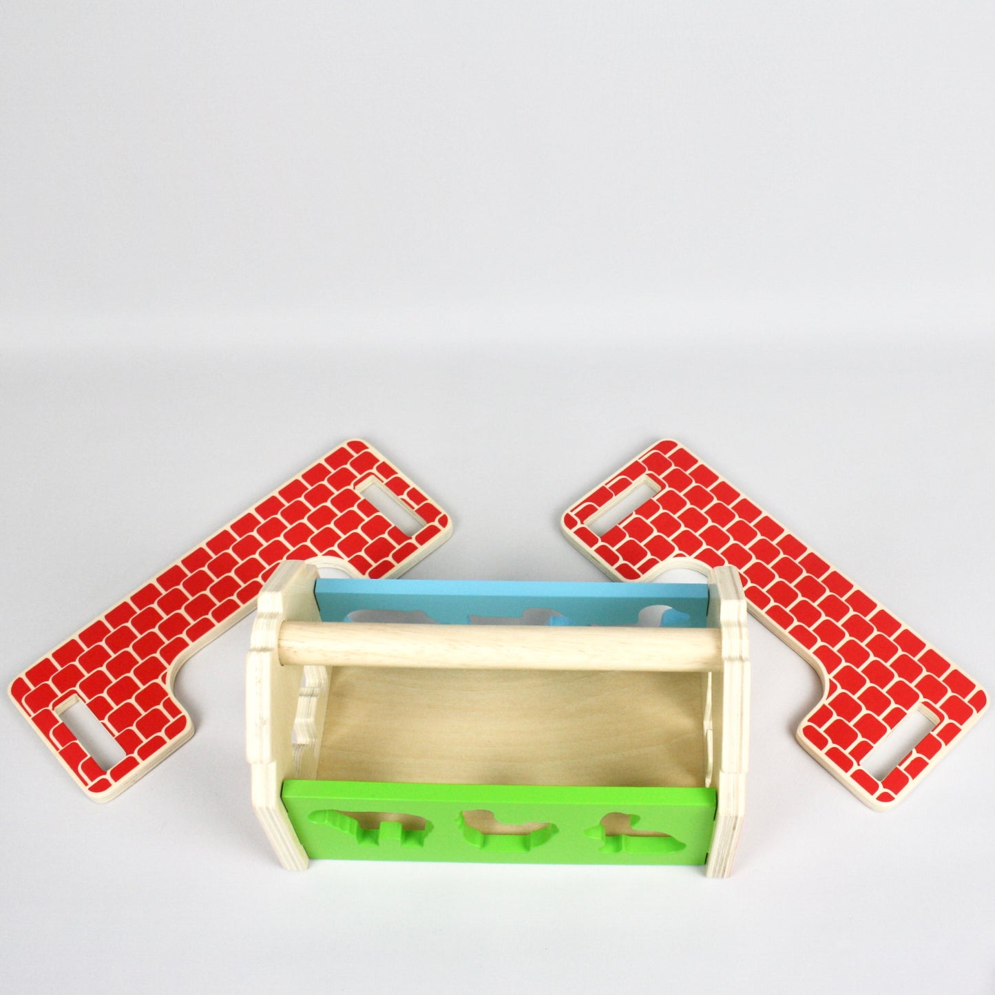 Wooden Barn & Animals Shape Sorter