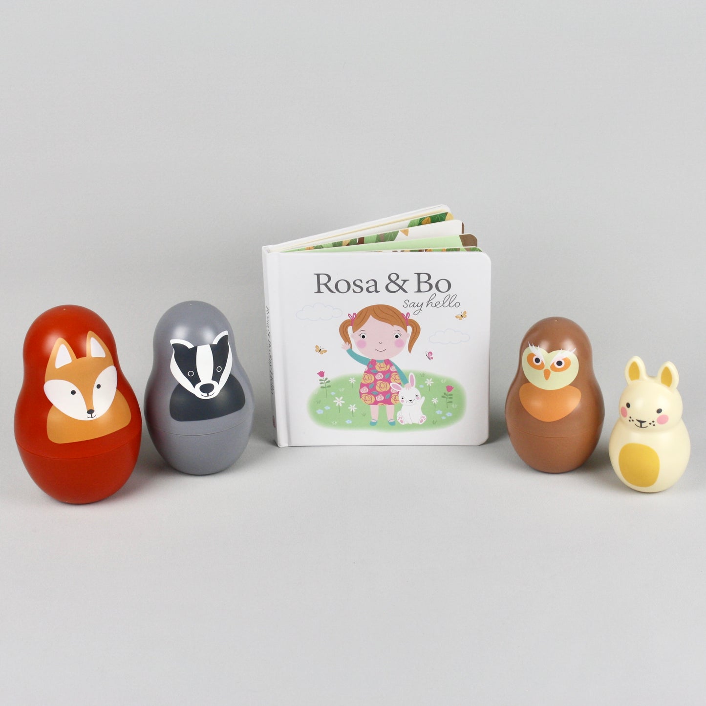 Woodland Friends Gift Set Nesting Babies and Book