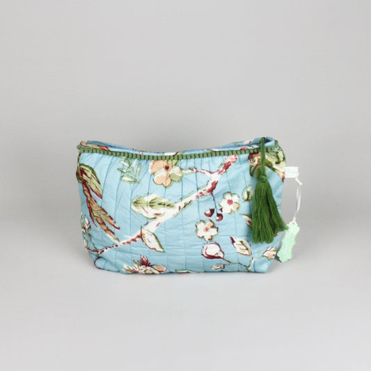 Blue Blossom Toiletries Bag