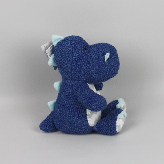 Blue Knitted Dragon