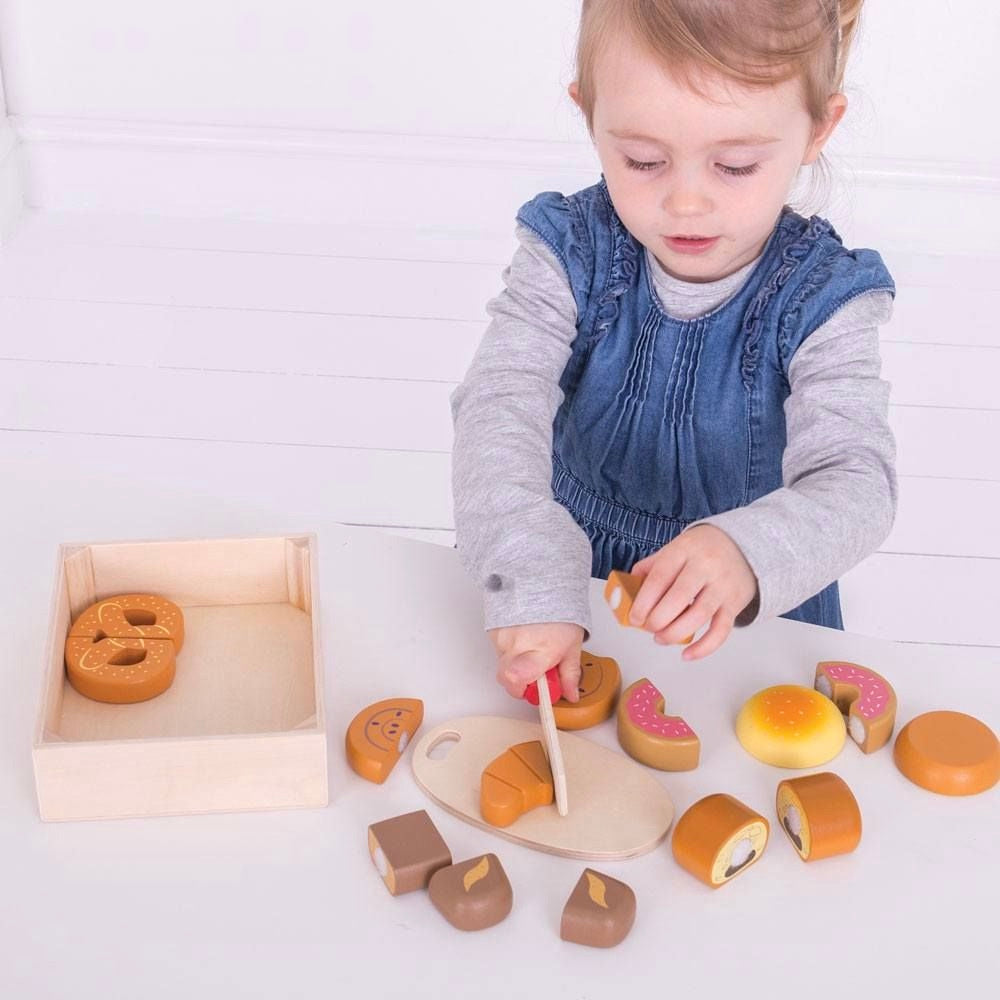 Cutting Bread and Pastries Crate