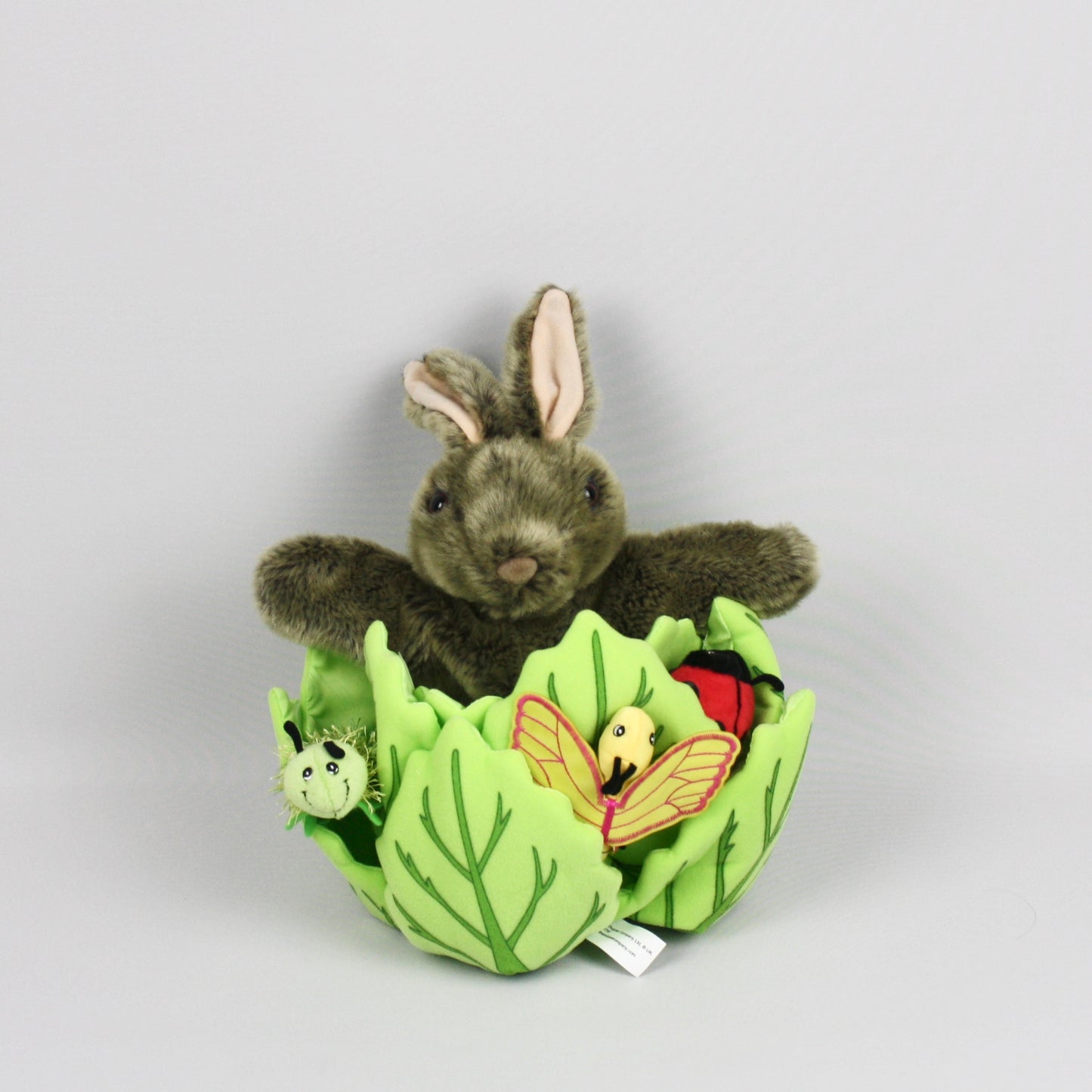 Rabbit in a Lettuce Puppet