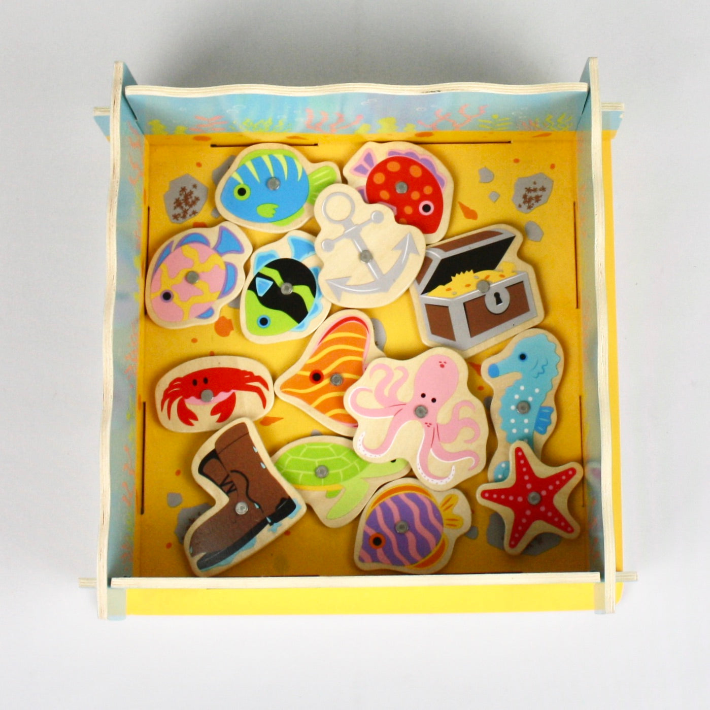 Wooden Magnetic Fishing Game