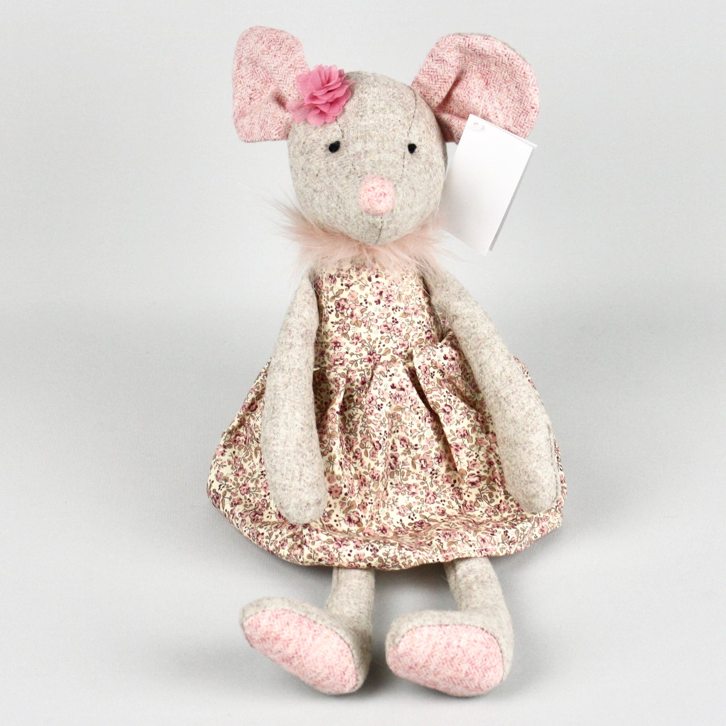 Woodland Mouse in Floral Dress