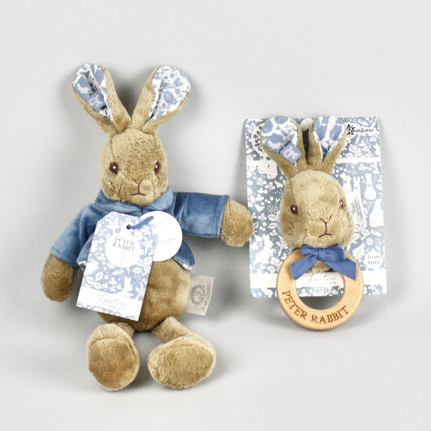 Heritage Peter Rabbit Gift Set - Soft Toy & Rattle – Bornehaven