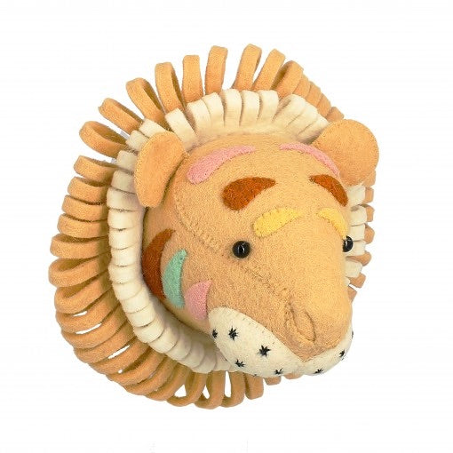 Sand Pastel Tiger Felt Head