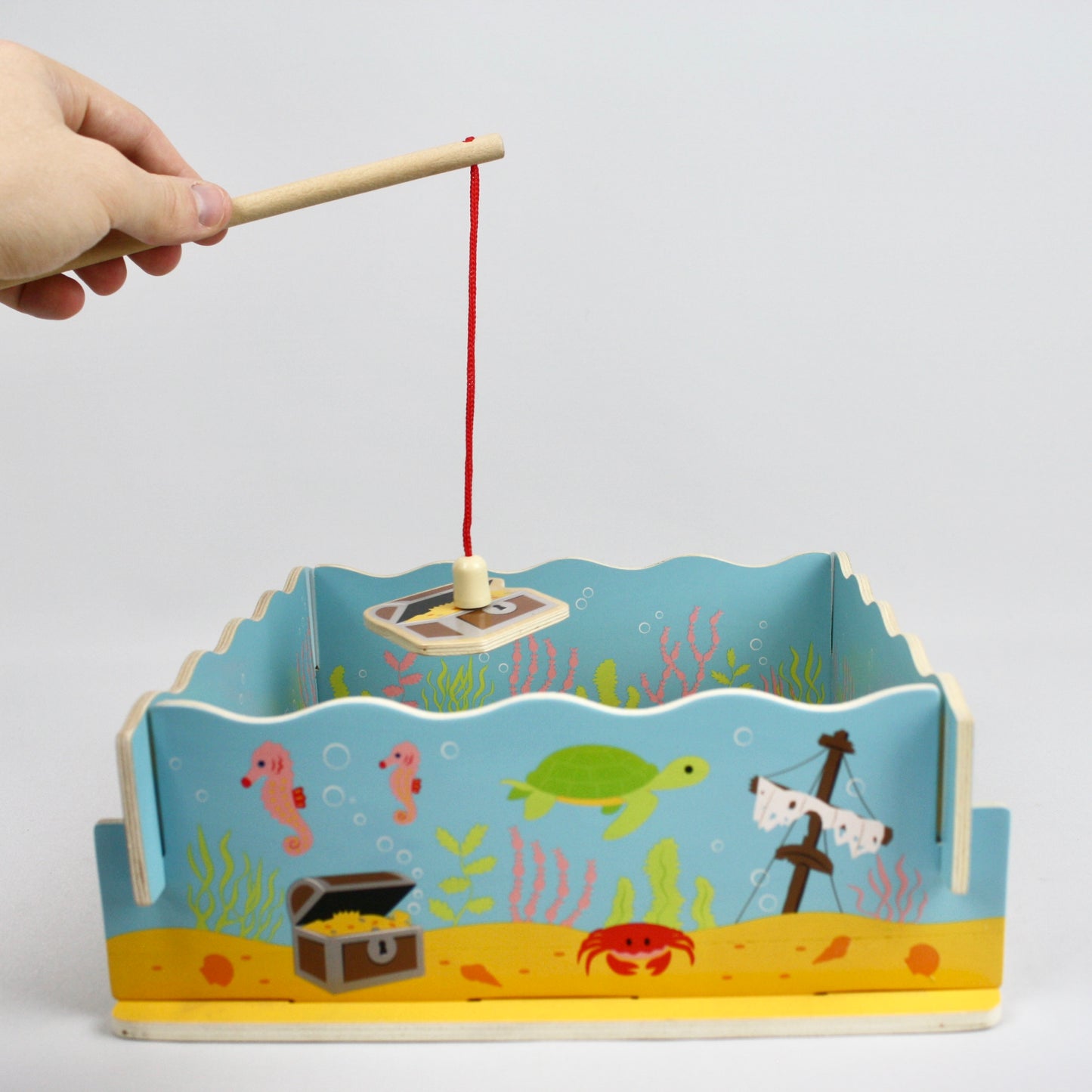 Wooden Magnetic Fishing Game